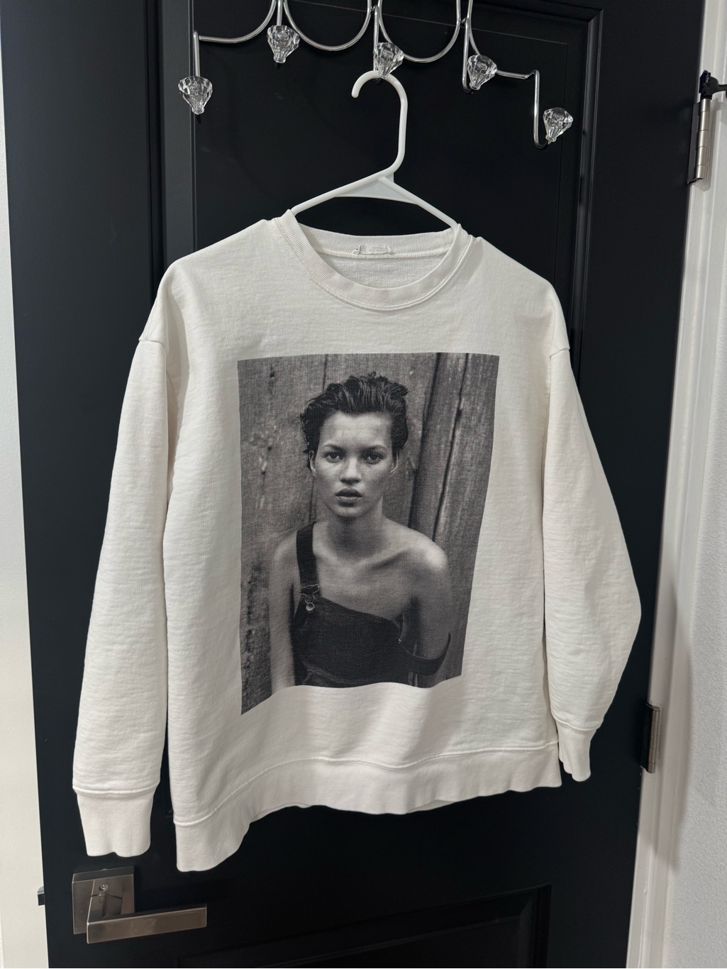 Zara - Limited Edition 100% Cotton Off-White Black Logo Dot Size Small